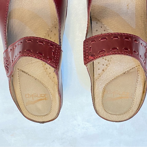 Dansko Mary Jane Clog Size 37 US Women Size 6, excellent condition clean - Picture 10 of 11